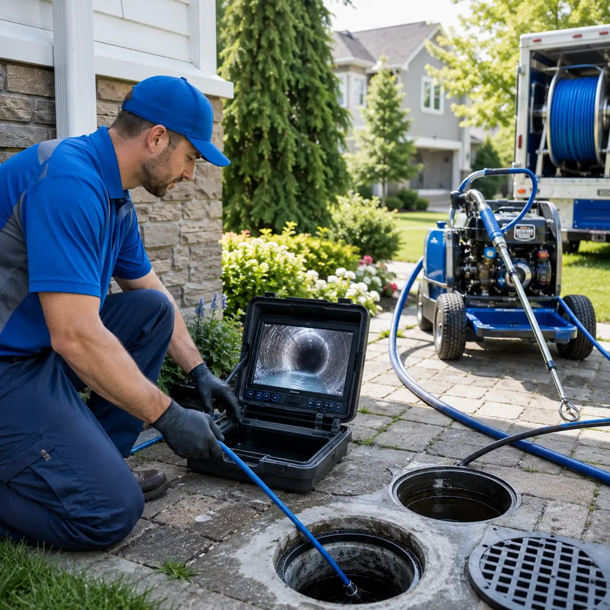 Outdoor drain cleaning professionals serving Finger, TN